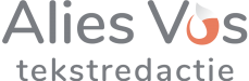 Alies Vos Tekstredactie Logo